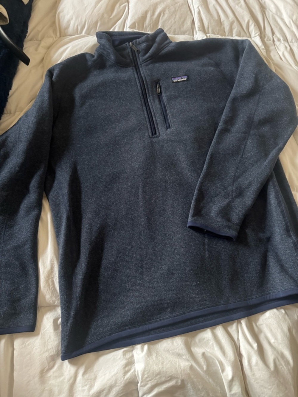 Patagonia Men's Navy Half-Zip Fleece Pullover